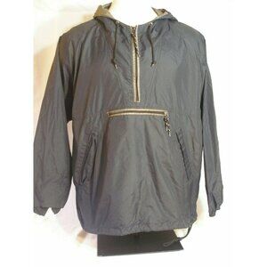 GAP: Royal Blue Pullover Windbreaker Jacket size XL 1/2 Zip Front Pocket Hooded